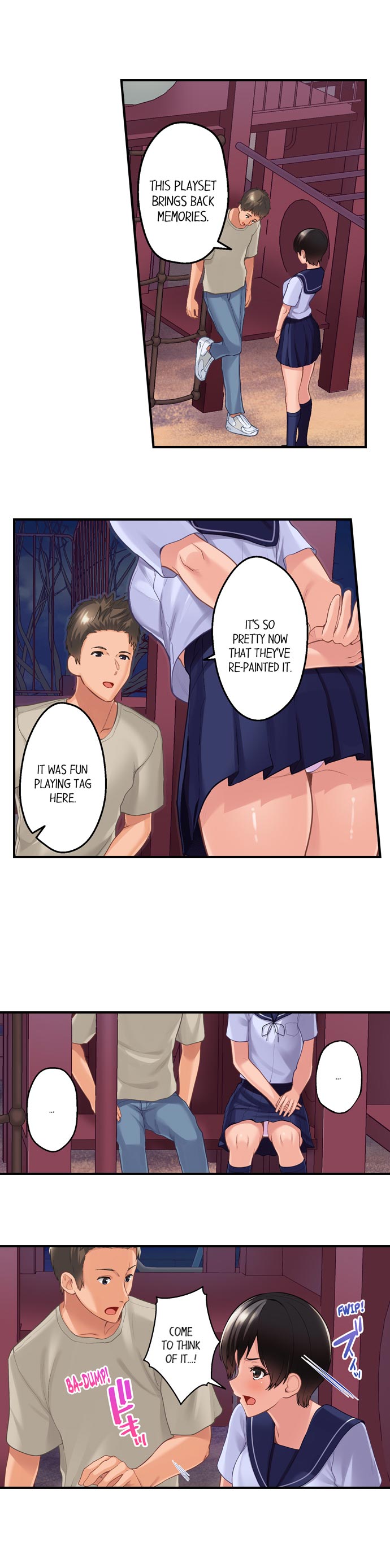Using 100 Boxes of Condoms With My Childhood Friend! Chapter 13 Page 9