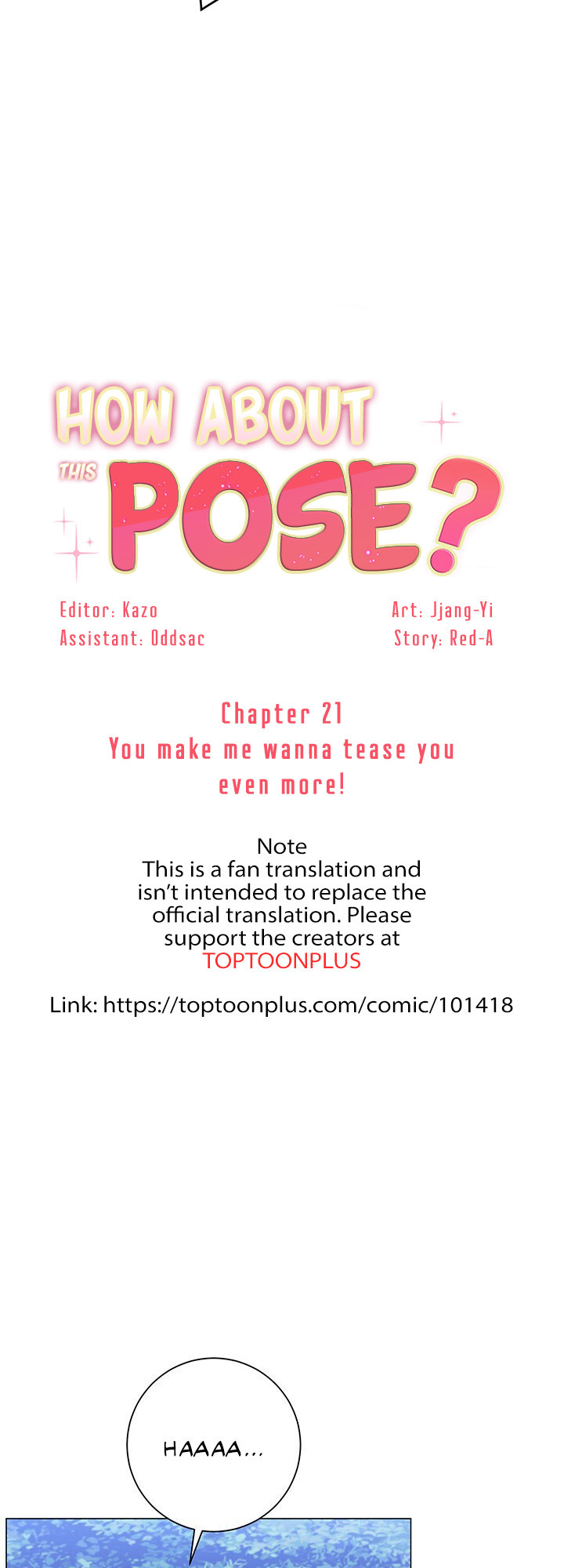 How About This Pose? Chapter 21 Page 5