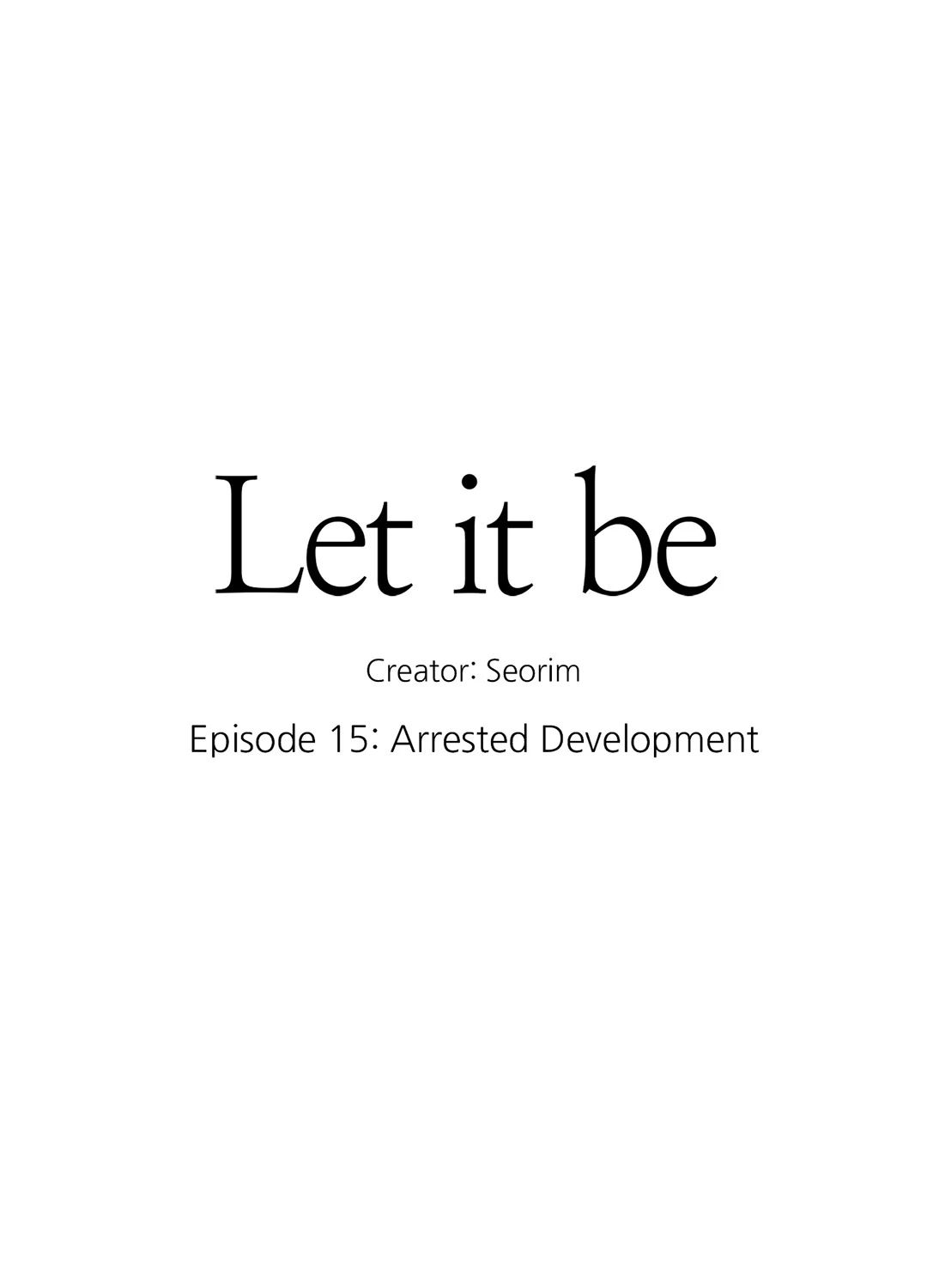 Let it be Chapter 15 Page 13