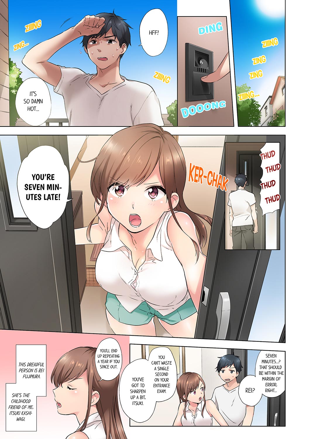 A Scorching Hot Day with A Broken Air Conditioner. If I Keep Having Sex with My Sweaty Childhood Friend… Chapter 1 Page 1