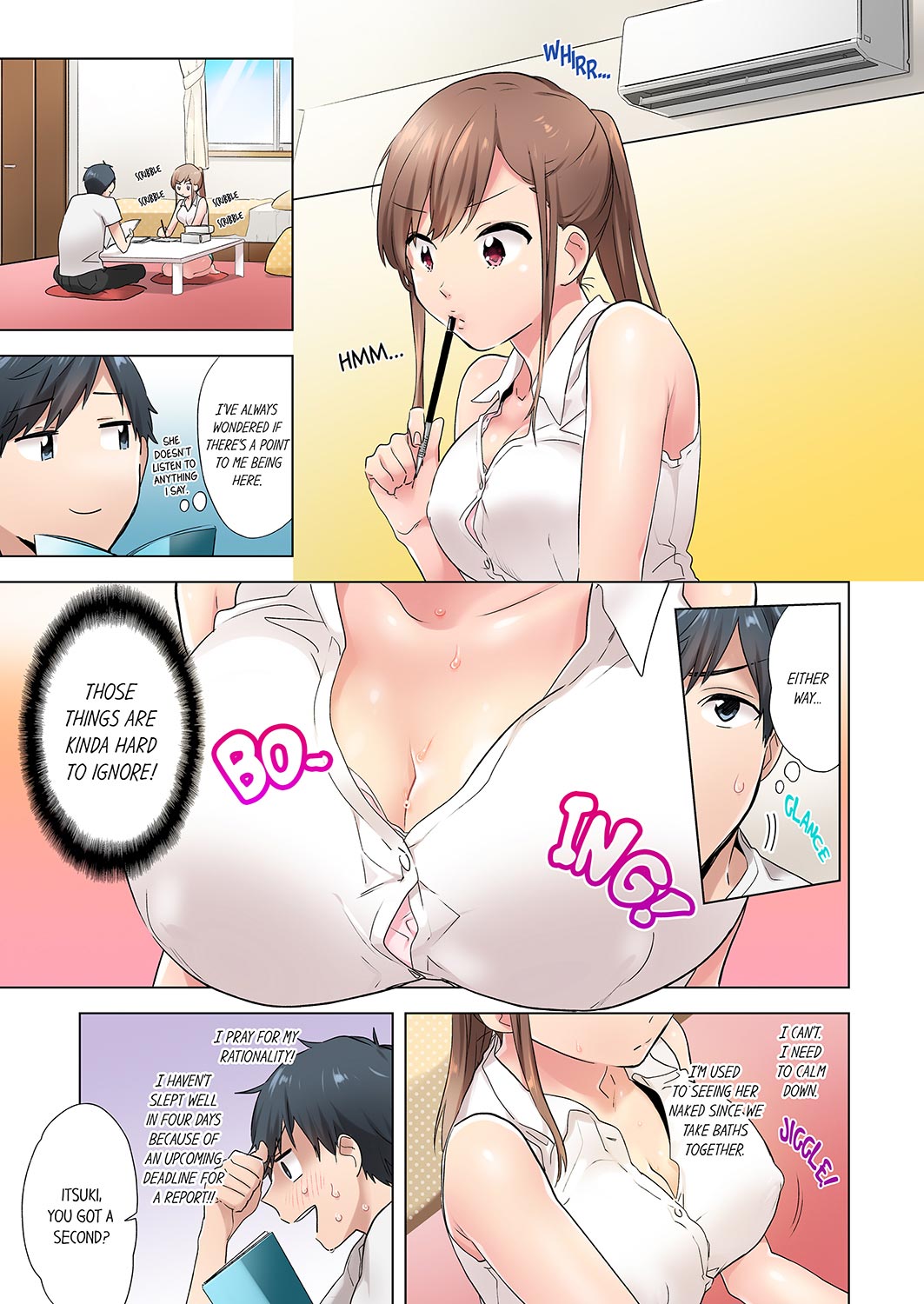 A Scorching Hot Day with A Broken Air Conditioner. If I Keep Having Sex with My Sweaty Childhood Friend… Chapter 1 Page 3
