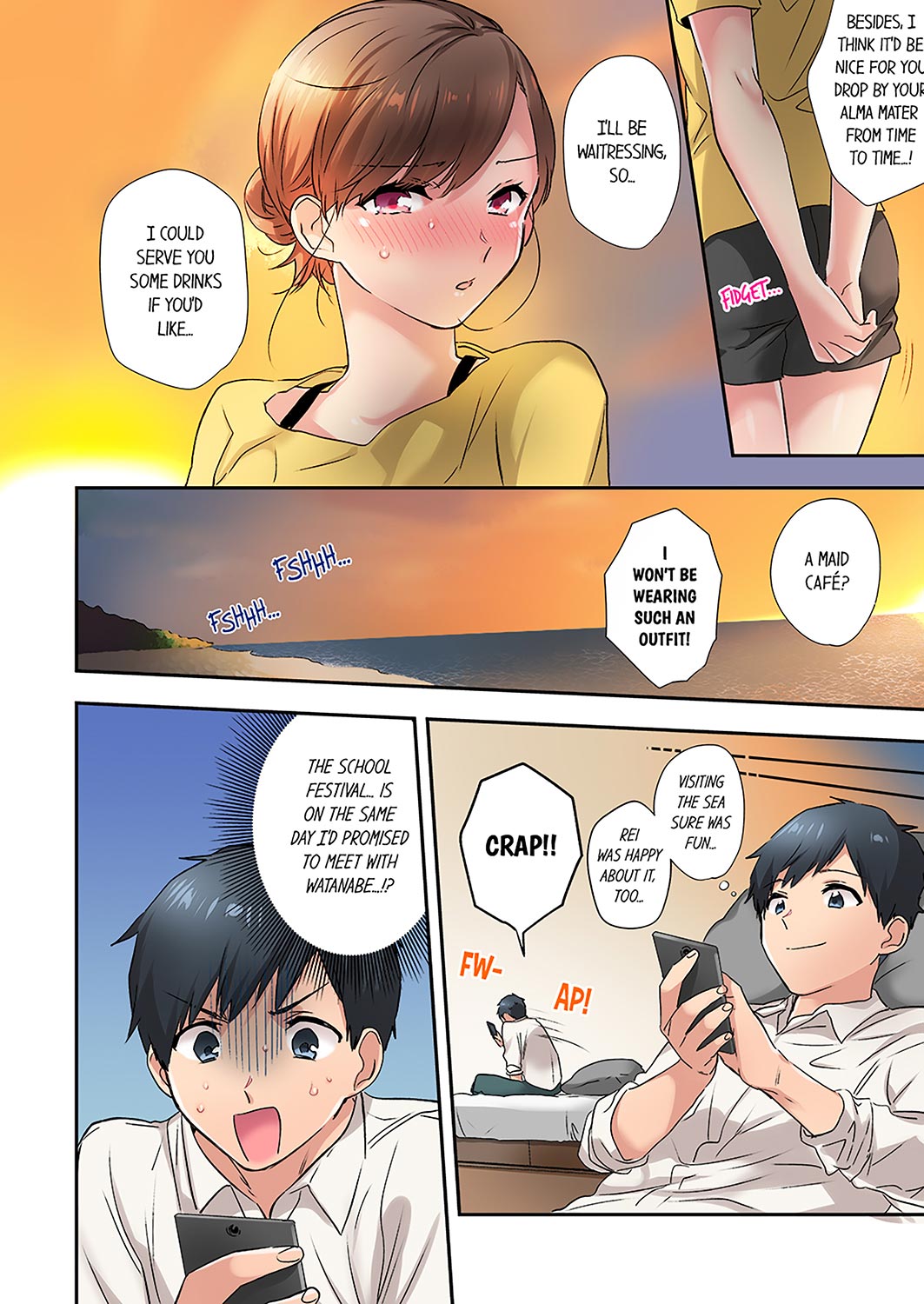 A Scorching Hot Day with A Broken Air Conditioner. If I Keep Having Sex with My Sweaty Childhood Friend… Chapter 12 Page 8