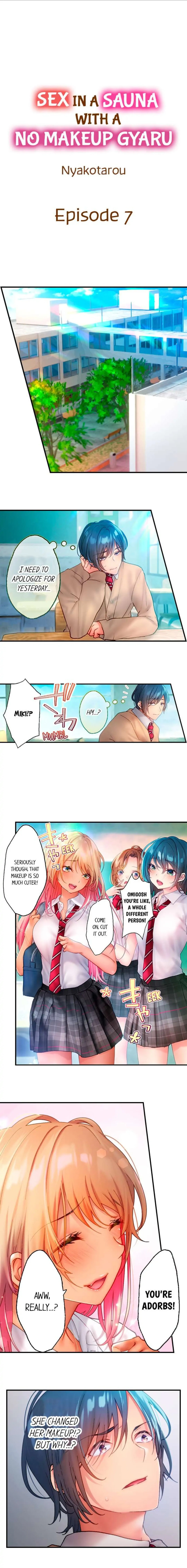 Sex in a Sauna with a No Makeup Gyaru Chapter 7 Page 1