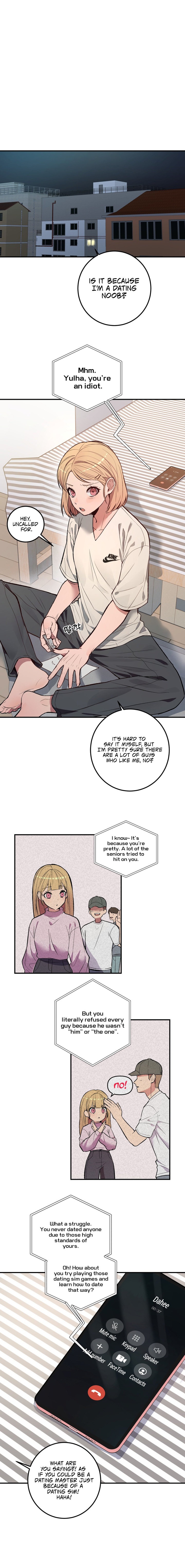 [Dating Sim Short Story] The Dating Simulator Cheat Code Chapter 1 Page 4