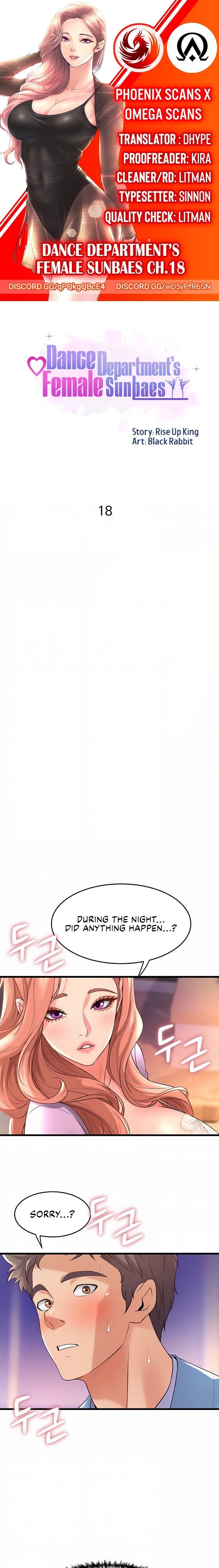 Dance Department’s Female Sunbaes Chapter 18 Page 1