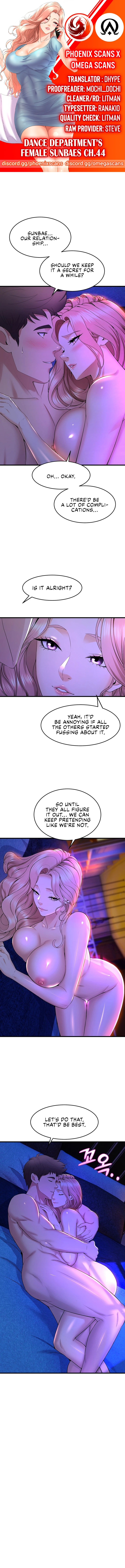 Dance Department’s Female Sunbaes Chapter 44 Page 1