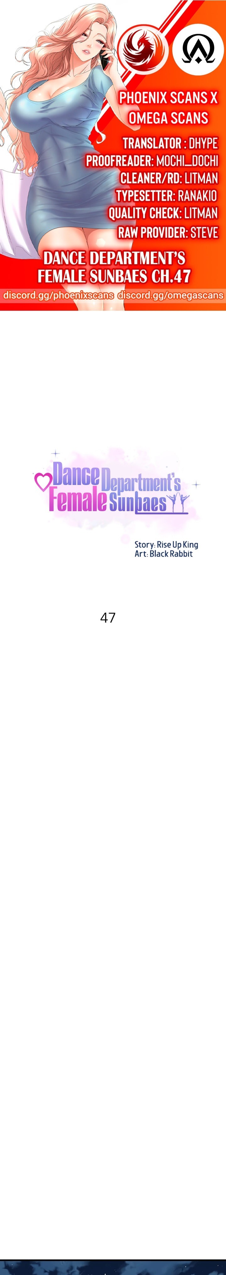 Dance Department’s Female Sunbaes Chapter 47 Page 1