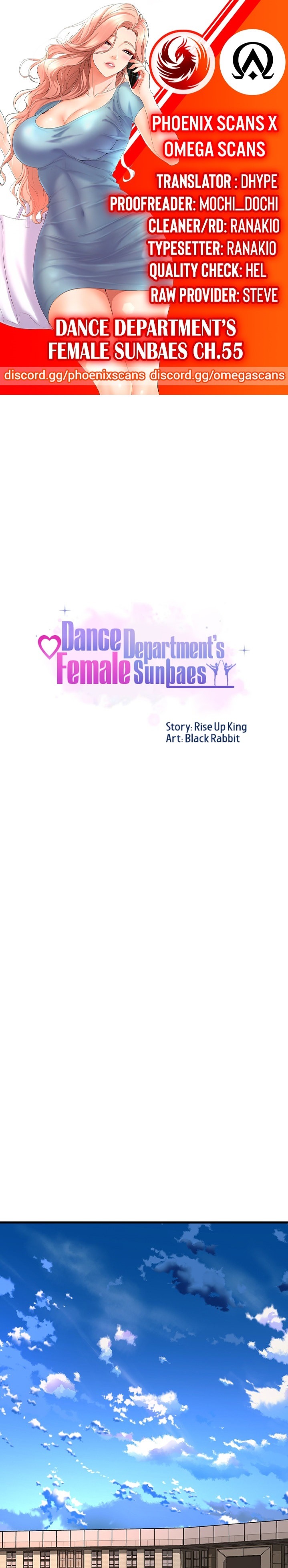 Dance Department’s Female Sunbaes Chapter 55 Page 1