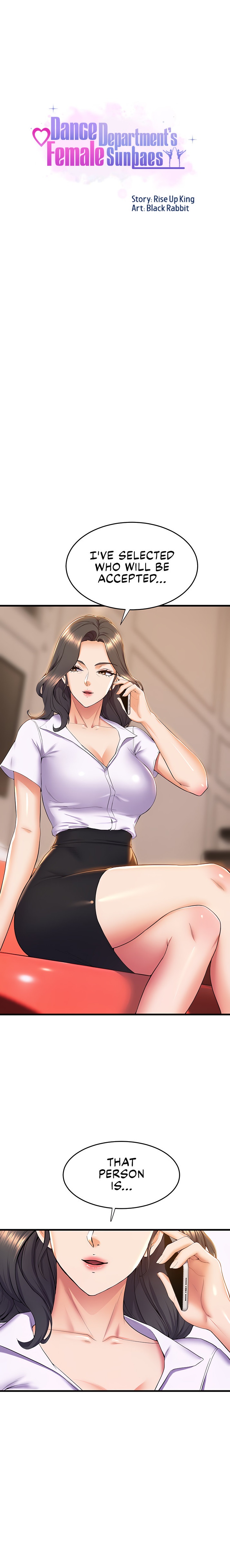 Dance Department’s Female Sunbaes Chapter 71 Page 1