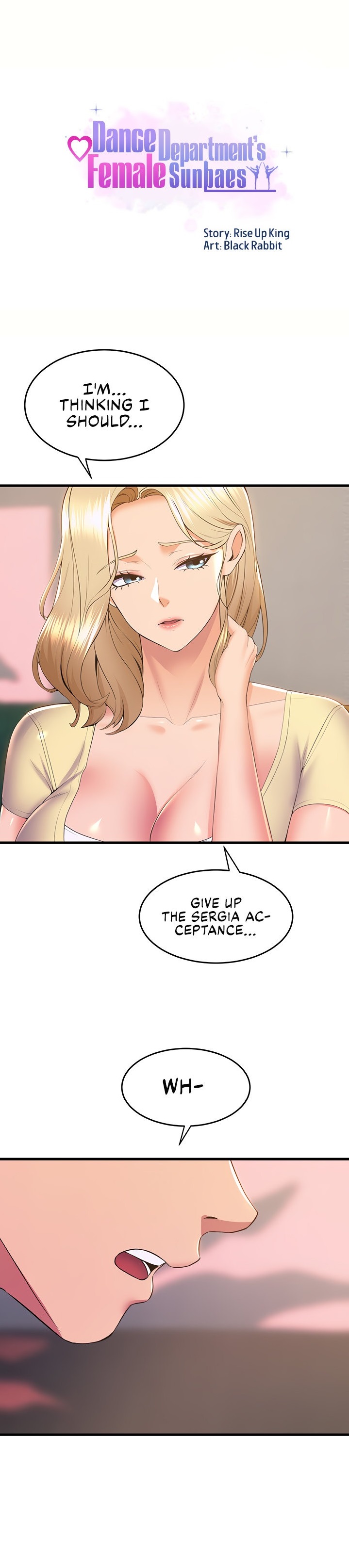 Dance Department’s Female Sunbaes Chapter 74 Page 1