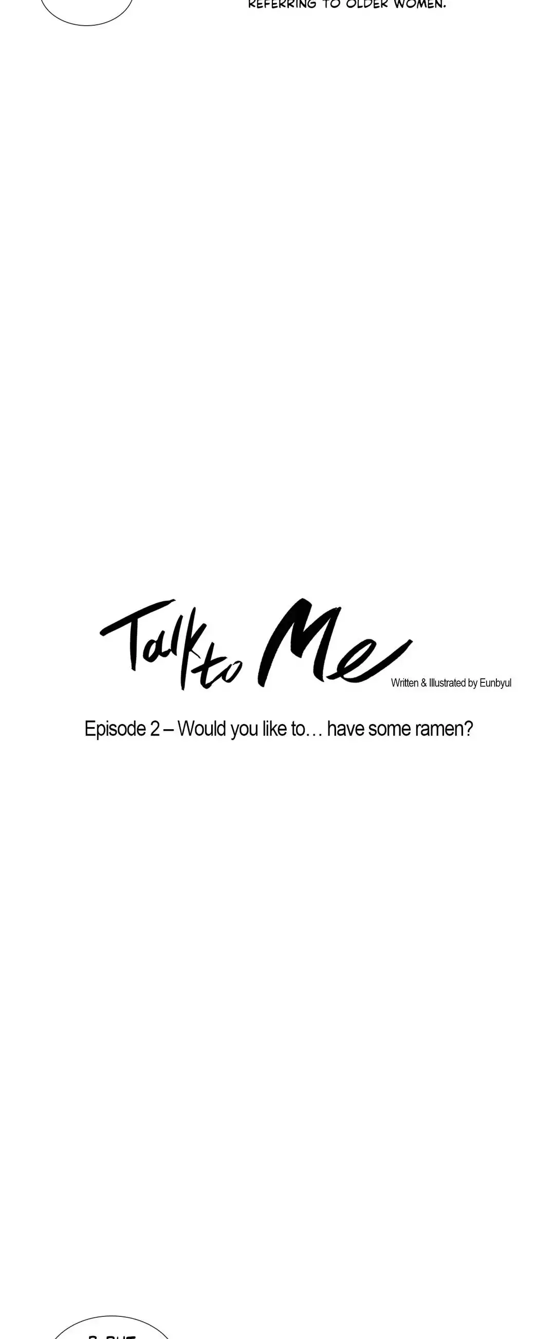 Talk to Me Chapter 2 Page 3