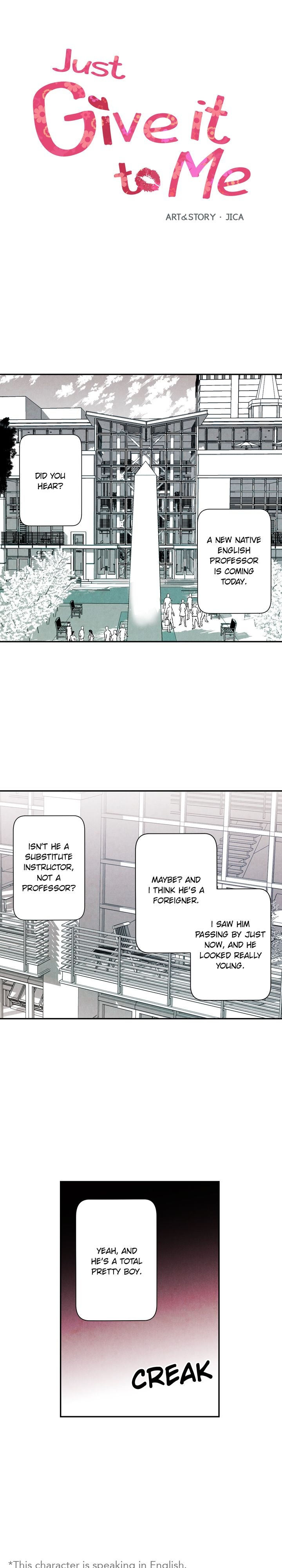 Just Give it to Me Chapter 28 Page 1