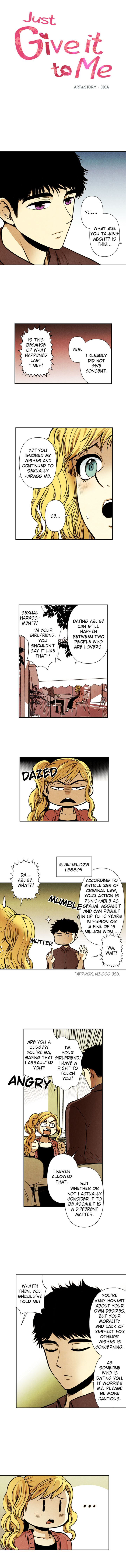 Just Give it to Me Chapter 6 Page 1