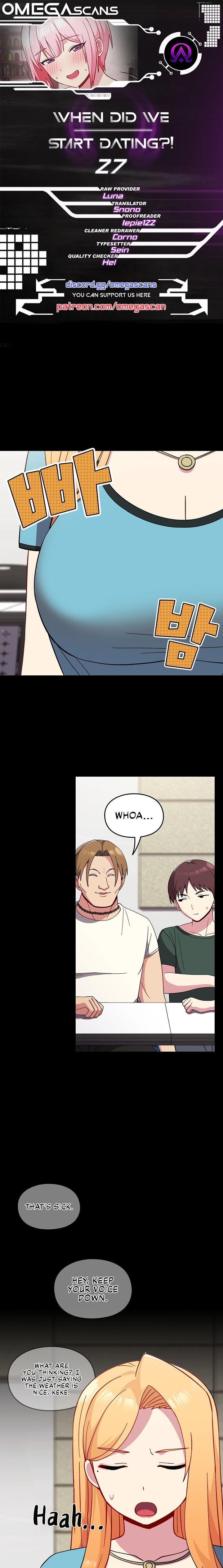 When Did We Start Dating?! Chapter 27 Page 1