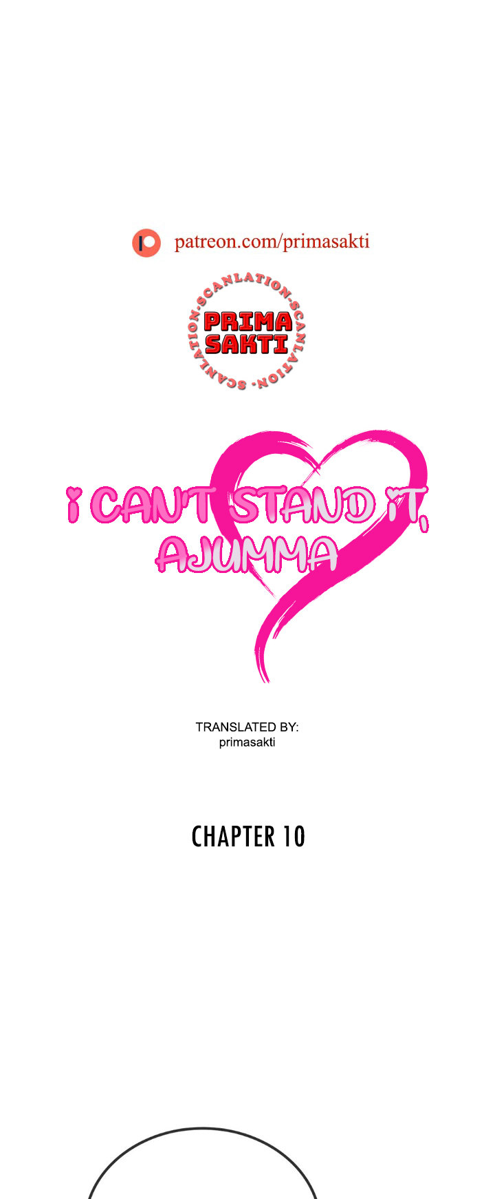 I Can’t Stand It, Ajumma Chapter 10 Page 4