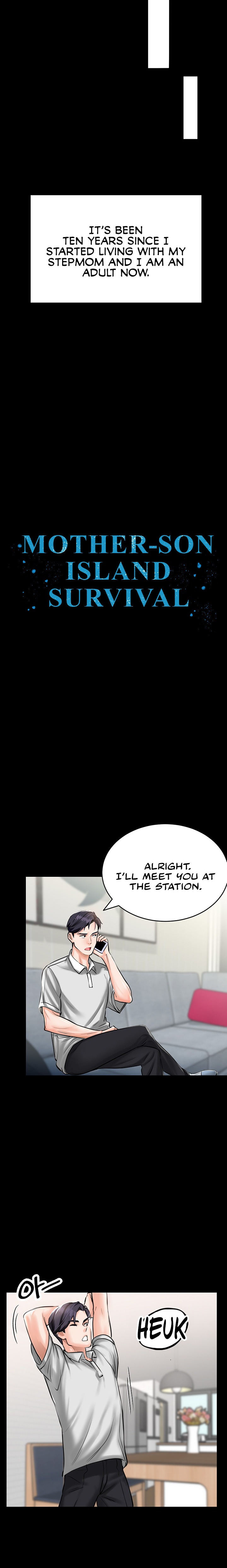 Mother-Son Island Survival Chapter 1 Page 8
