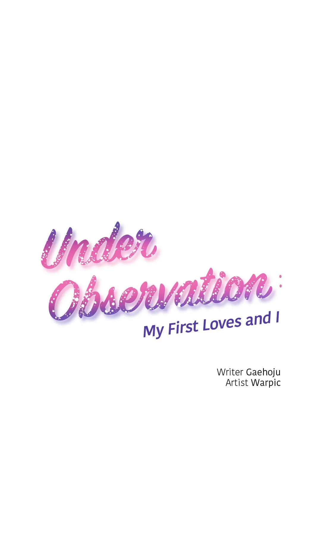 Under Observation: My First Loves and I Chapter 47 Page 1