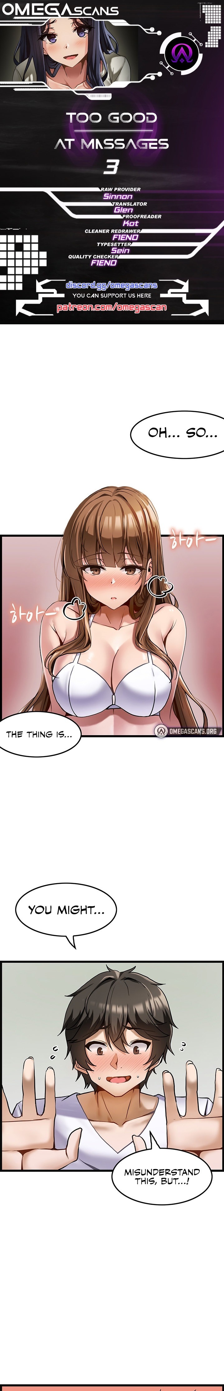 Too Good At Massages Chapter 3 Page 1