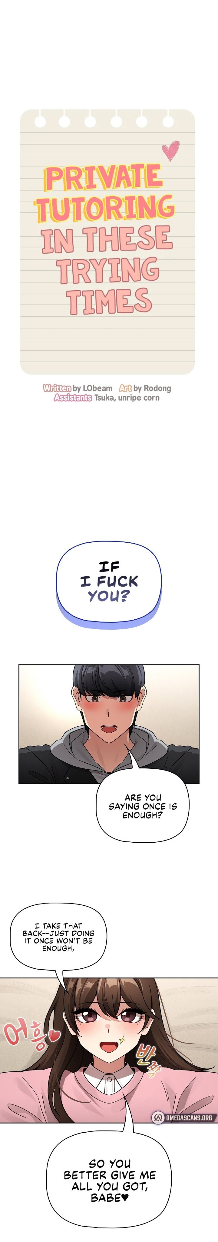Private Tutoring in These Trying Times Chapter 138 Page 1