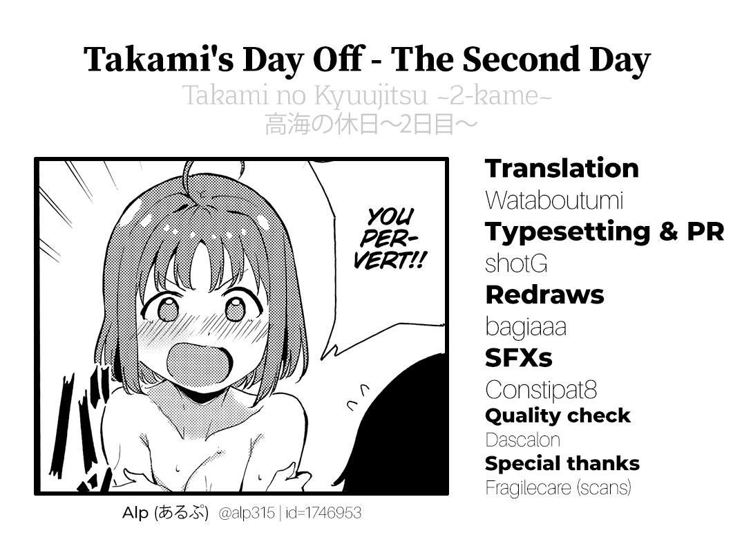 Takami’s Day Off (Love Live! Sunshine!!) [Alp] Chapter 2 Page 30