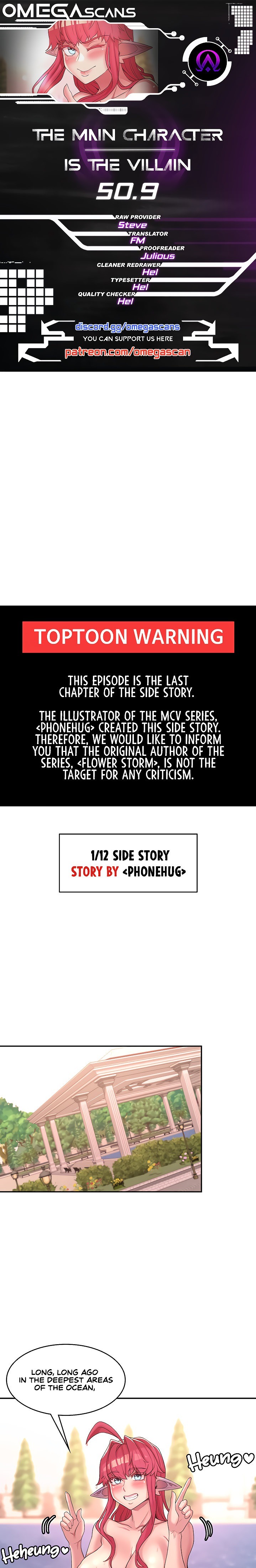 The Main Character is the Villain Chapter 50.9 Page 1