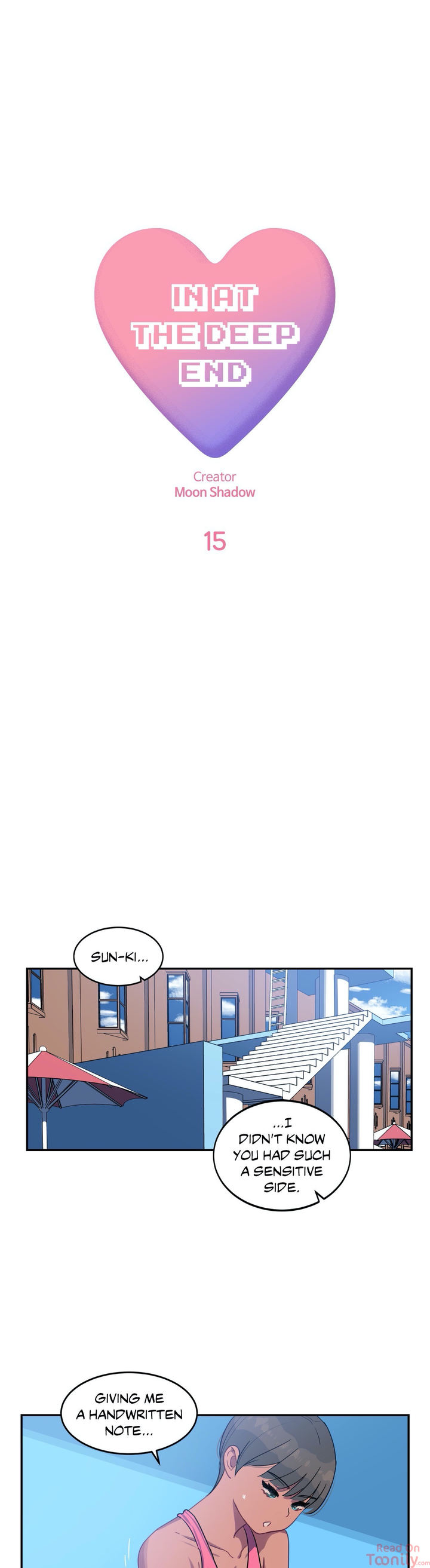 In At the Deep End Chapter 15 Page 1
