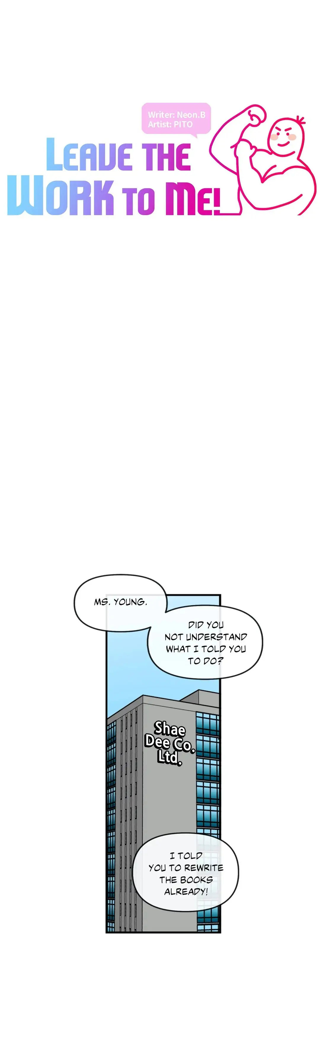 Leave the Work to Me! Chapter 30 Page 1