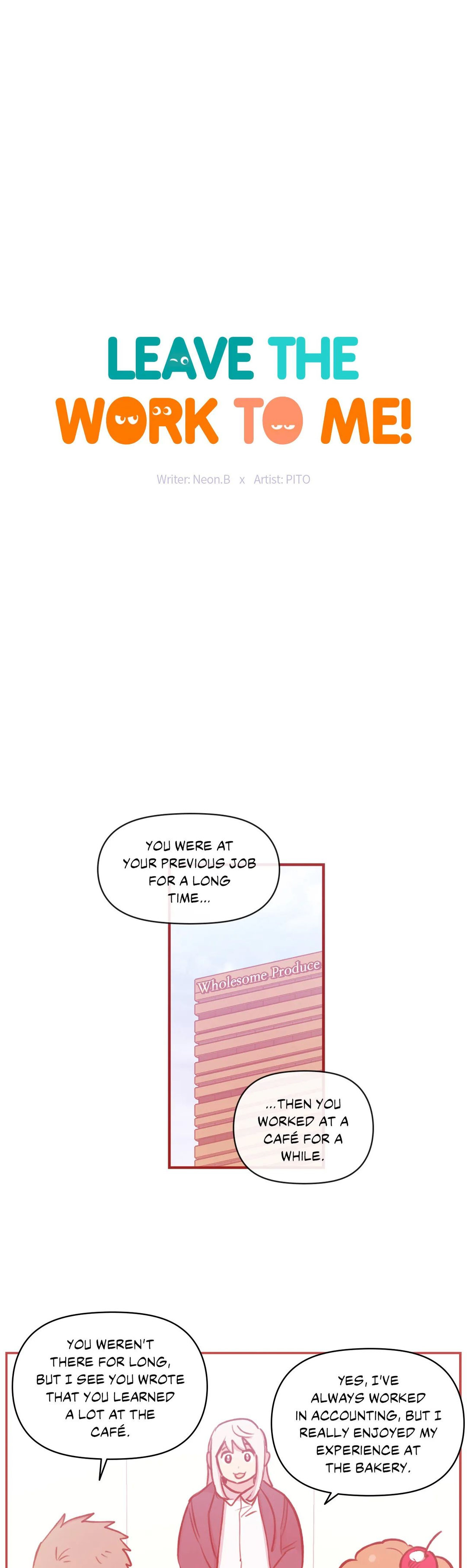 Leave the Work to Me! Chapter 68 Page 1