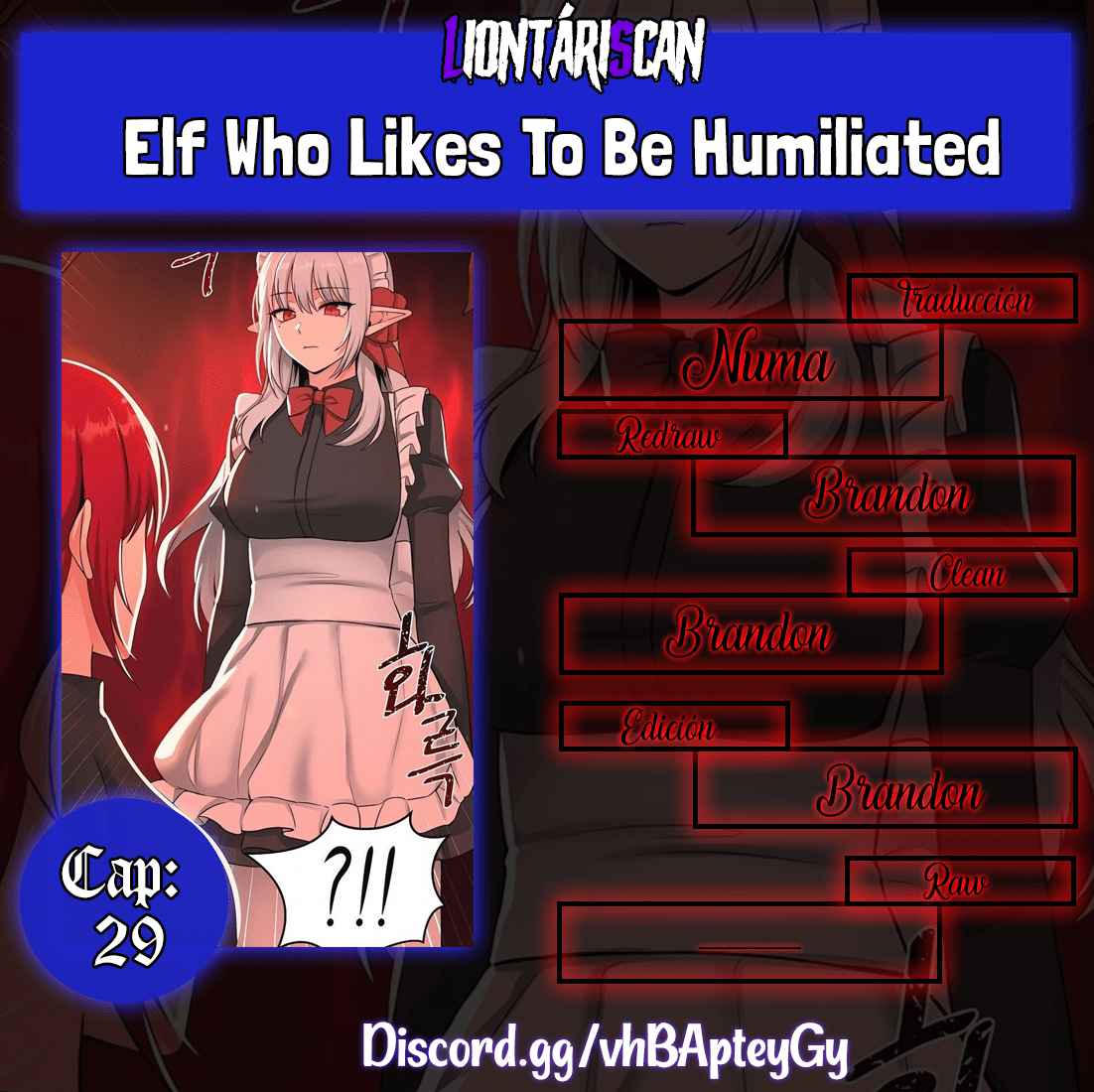 Elf Who Likes To Be Humiliated Raw Chapter 29 Page 1