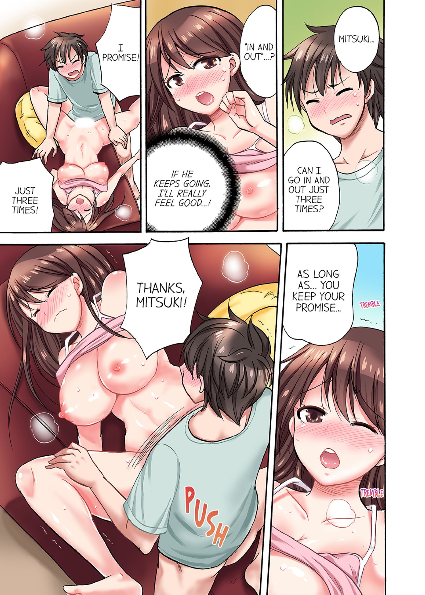 You Said Just the Tip… I Asked My Brother’s Girlfriend to Have Sex With Me Without a Condom!! Chapter 3 Page 5