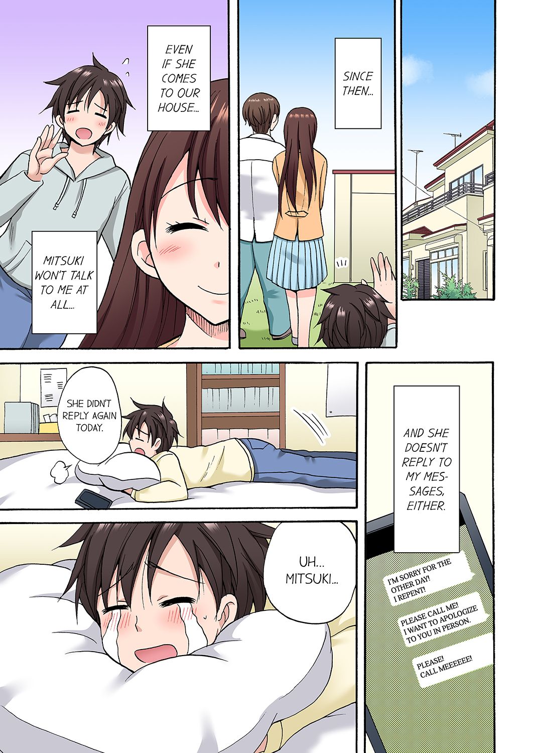You Said Just the Tip… I Asked My Brother’s Girlfriend to Have Sex With Me Without a Condom!! Chapter 40 Page 1