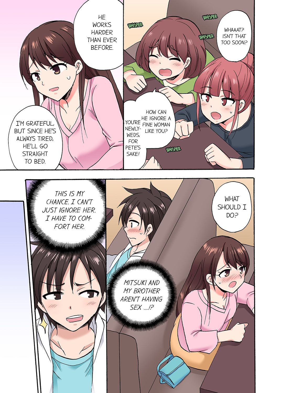 You Said Just the Tip… I Asked My Brother’s Girlfriend to Have Sex With Me Without a Condom!! Chapter 55 Page 7