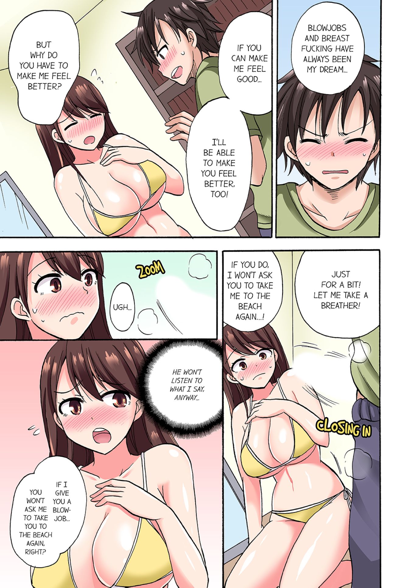 You Said Just the Tip… I Asked My Brother’s Girlfriend to Have Sex With Me Without a Condom!! Chapter 8 Page 1