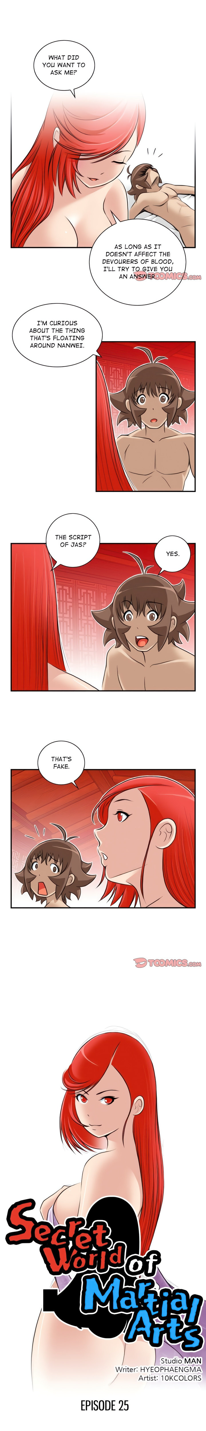 Secret World of Martial Arts Chapter 25 Page 1