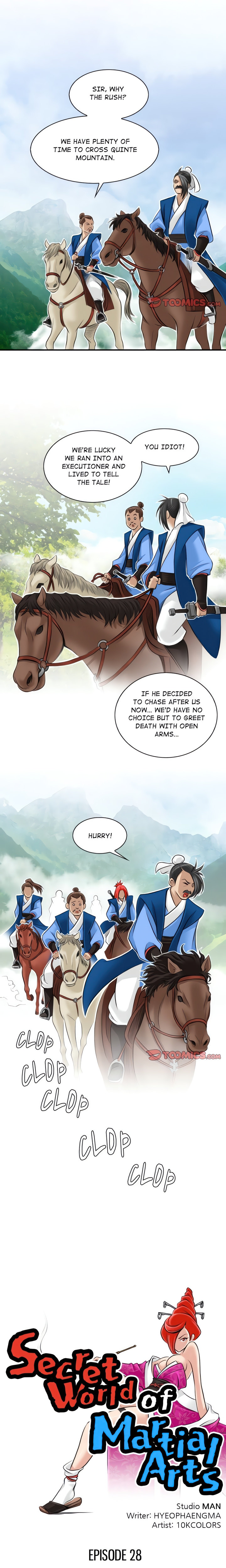 Secret World of Martial Arts Chapter 28 Page 1