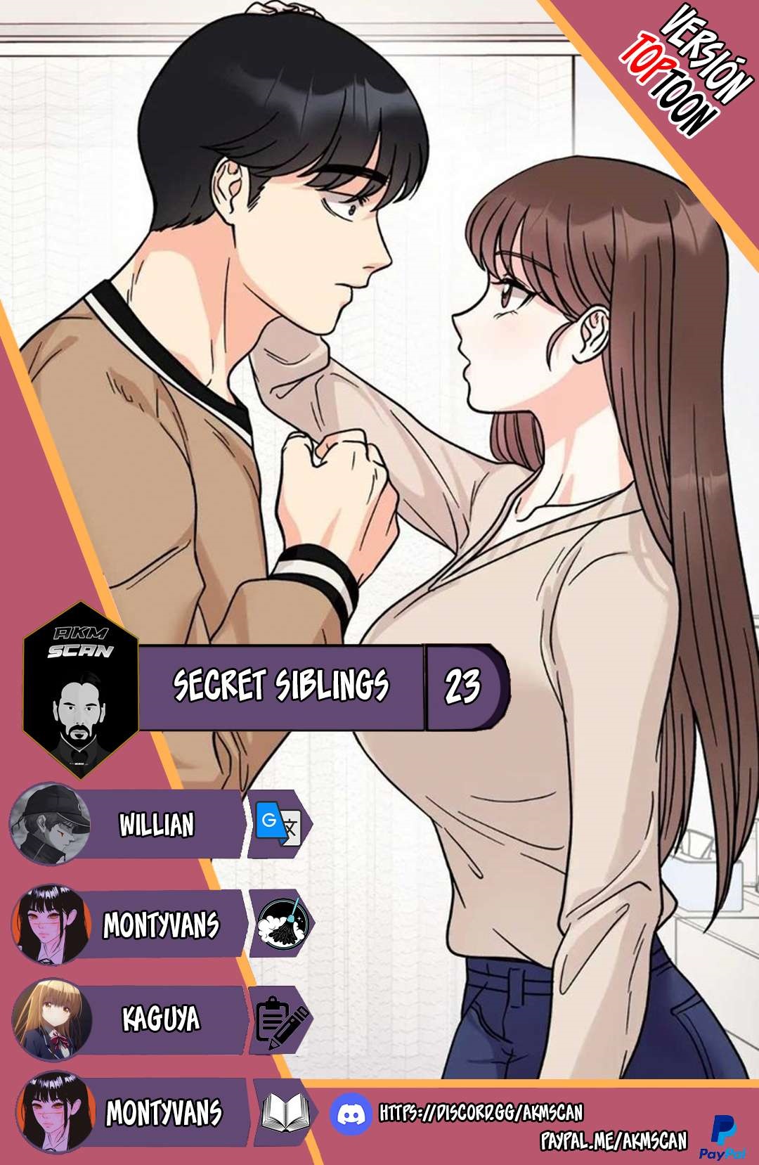 Secret Siblings Raw Chapter 23 Page 1