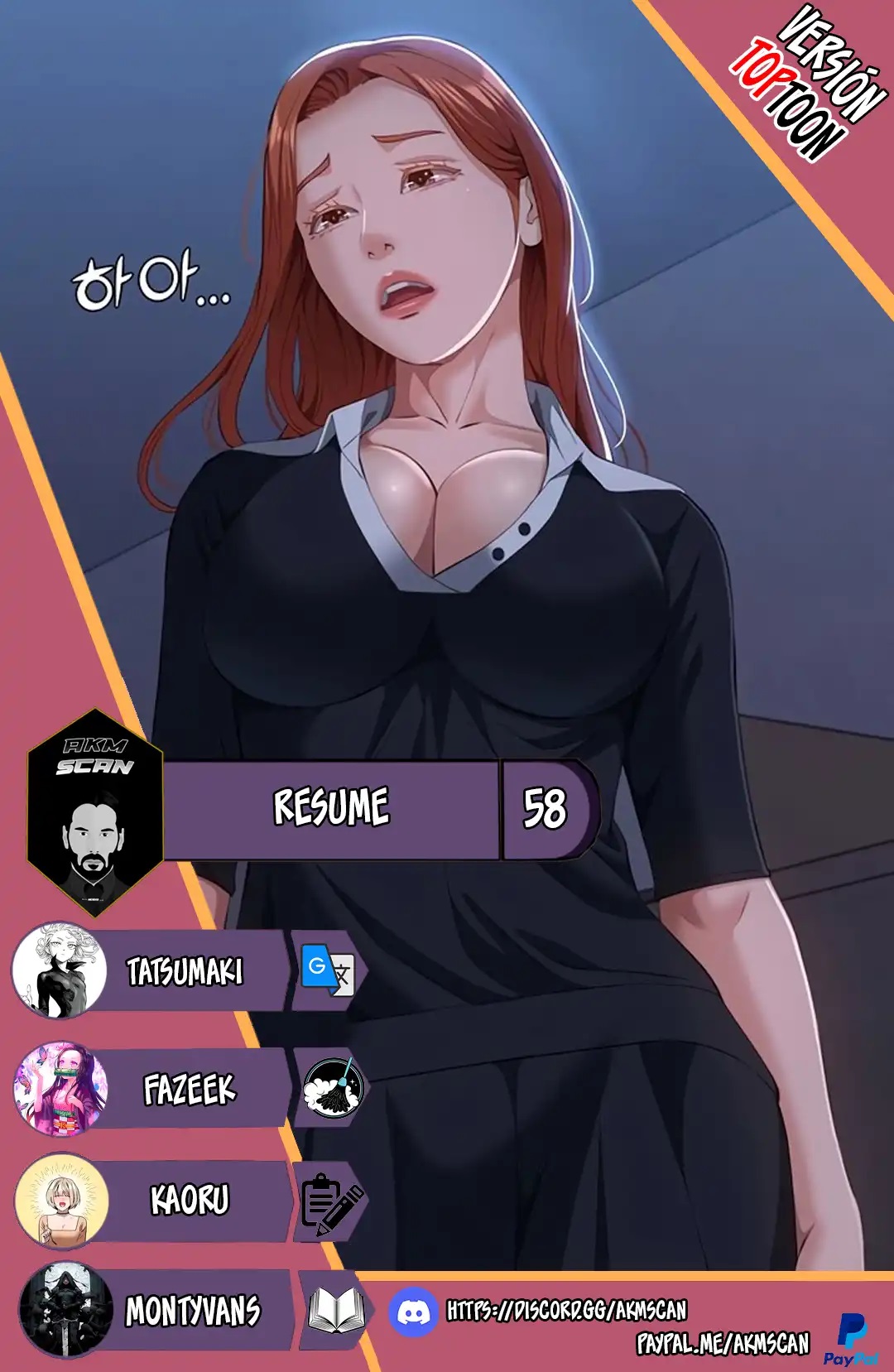 Resume Raw Chapter 58 Page 1