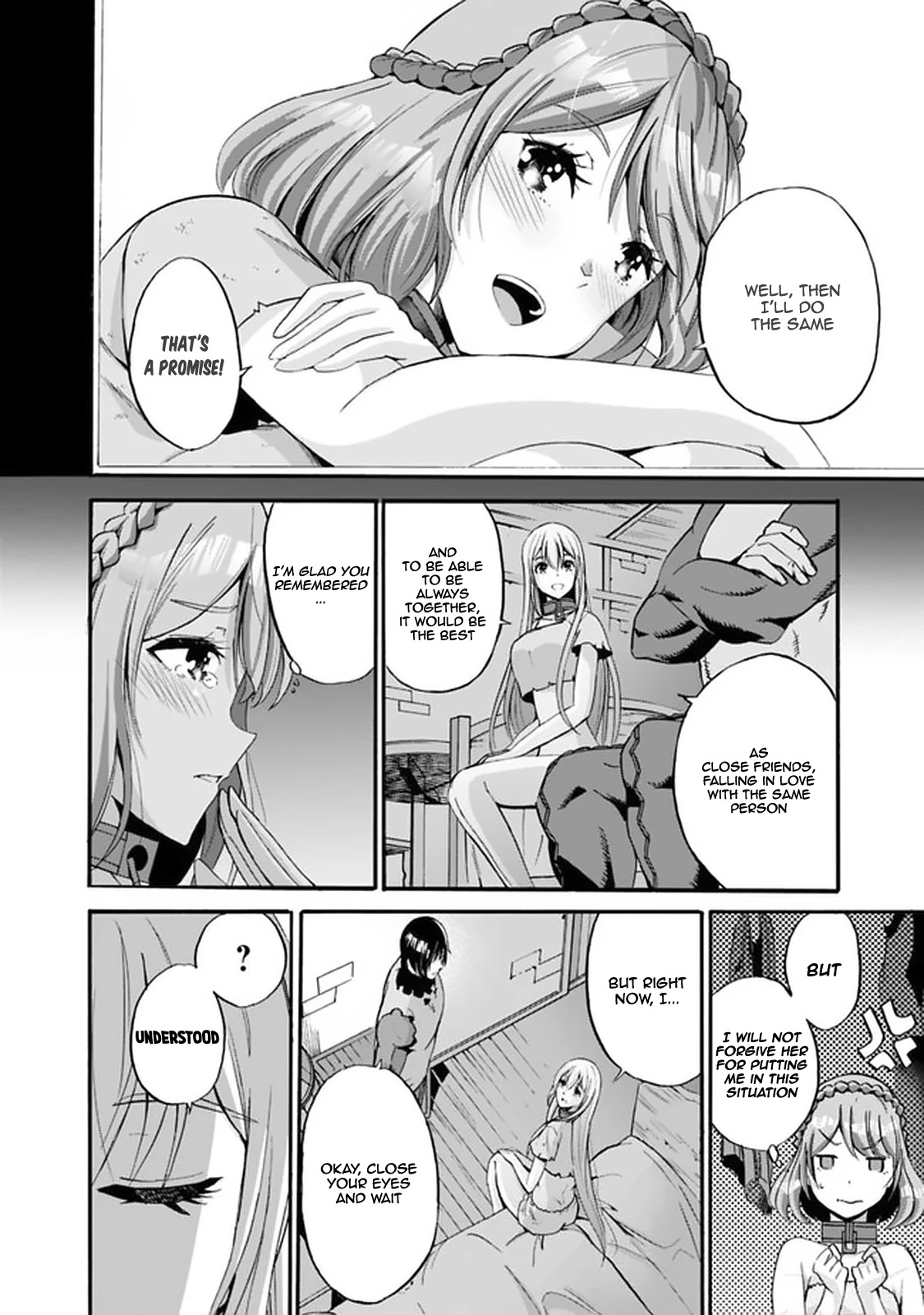 Uragirareta S Rank Boukensha no Ore wa, Aisuru Dorei no Kanojora to Tomoni Dorei dake no Harem Guild o Tsukuru Chapter 12: The Room, The Blindfold, And Me Page 5