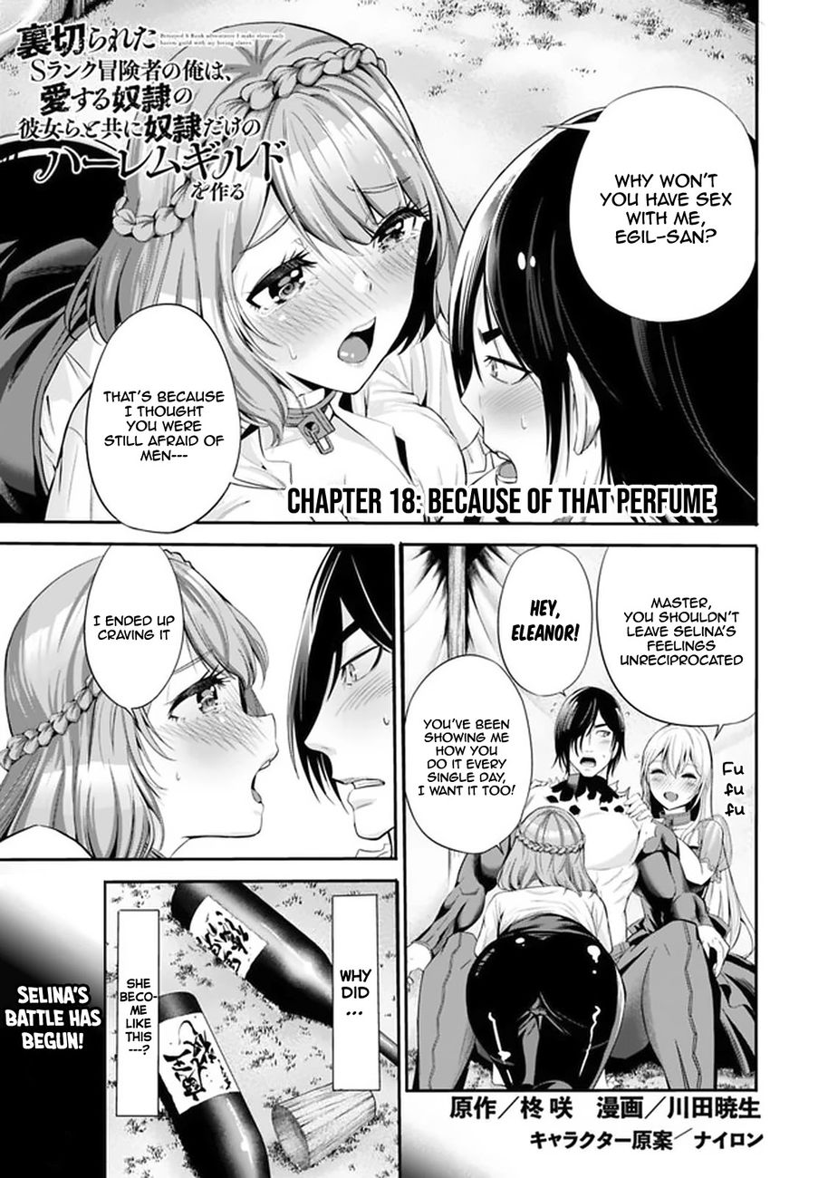 Uragirareta S Rank Boukensha no Ore wa, Aisuru Dorei no Kanojora to Tomoni Dorei dake no Harem Guild o Tsukuru Chapter 18 Page 1