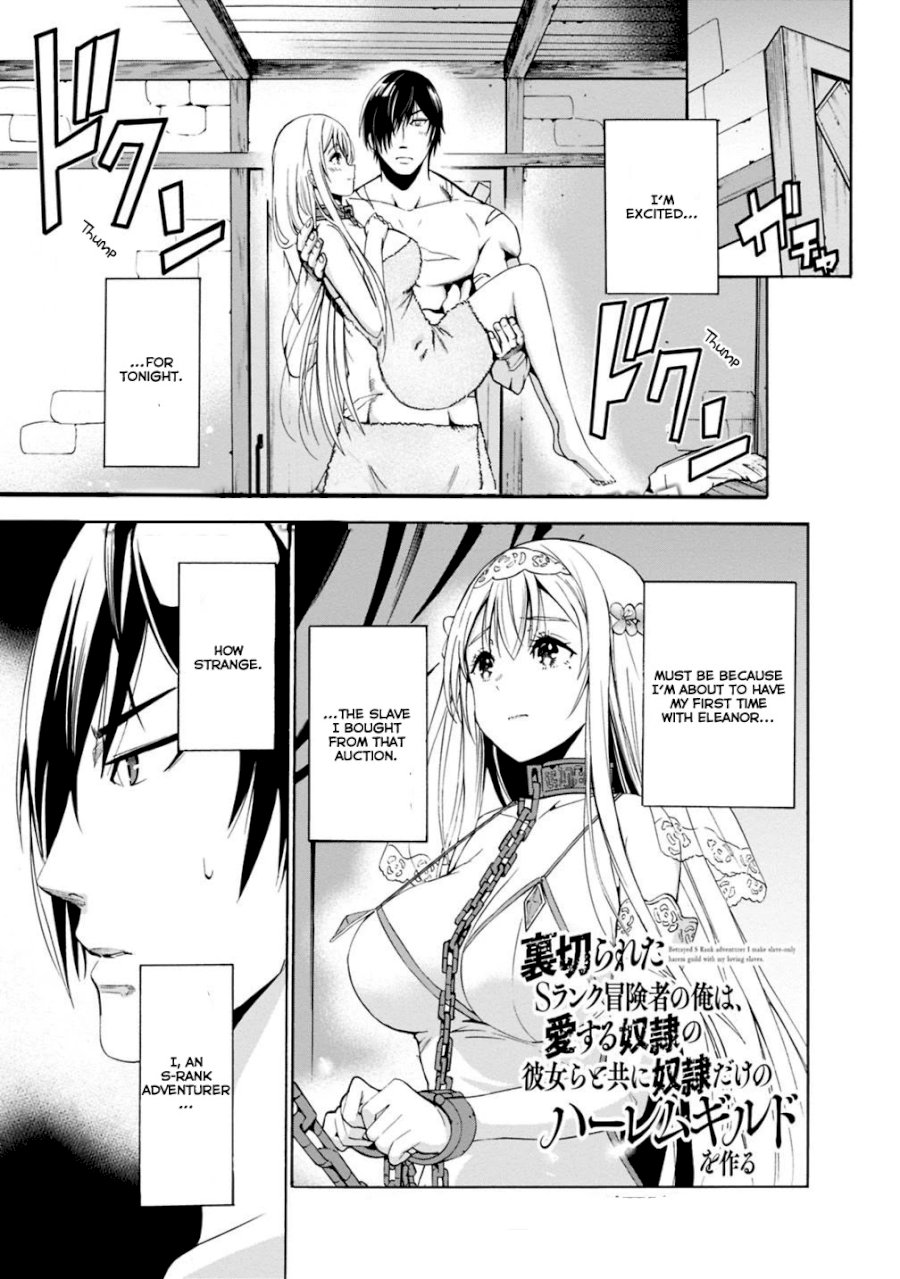 Uragirareta S Rank Boukensha no Ore wa, Aisuru Dorei no Kanojora to Tomoni Dorei dake no Harem Guild o Tsukuru Chapter 3 Page 2