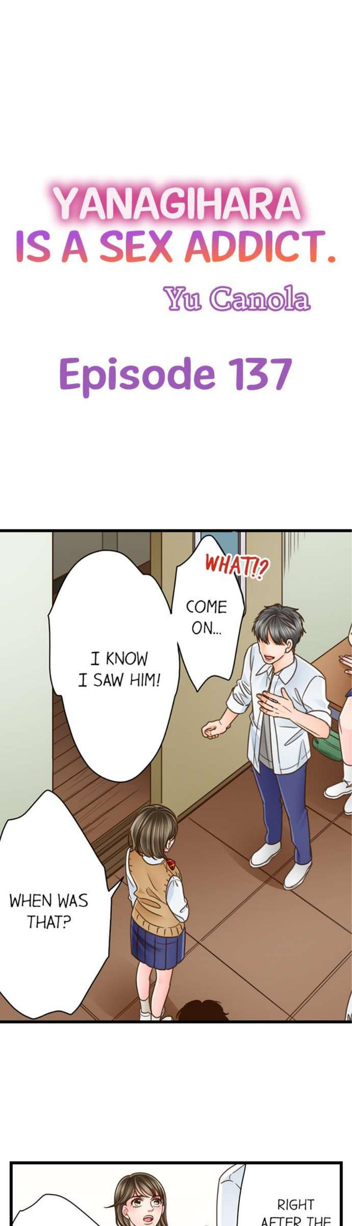 Yanagihara Is a Sex Addict. Chapter 137 Page 1