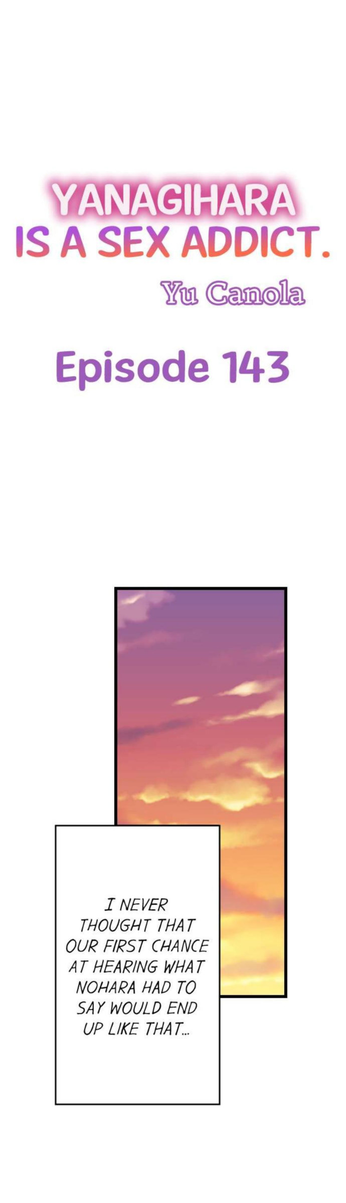 Yanagihara Is a Sex Addict. Chapter 143 Page 1