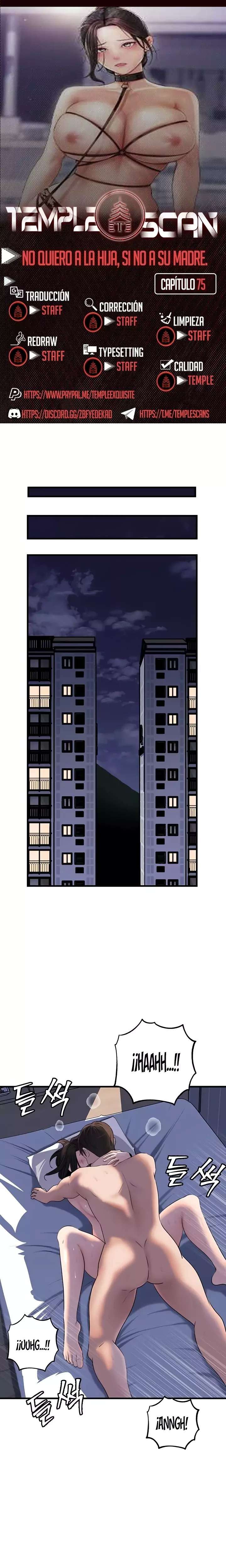 Not the Daughter, but the Mother Raw Chapter 75 Page 1