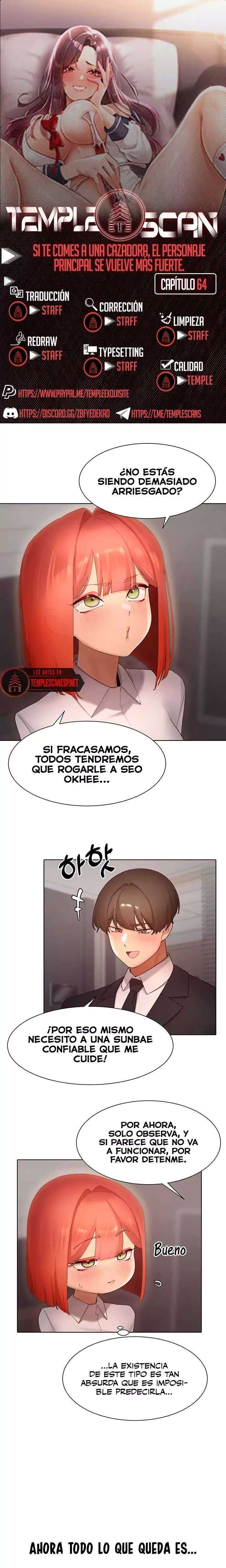 The Protagonist Gets Stronger When He Fucks the Female Hunter Raw Chapter 64 Page 1