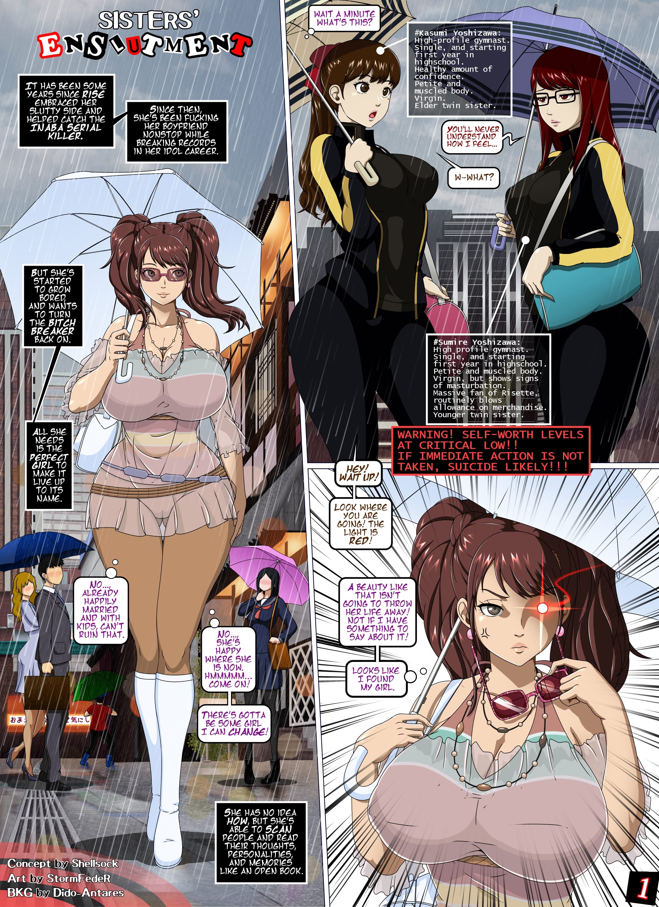 The Enslutment of Rise (Persona 4) [StormFedeR] Chapter 2 Page 1