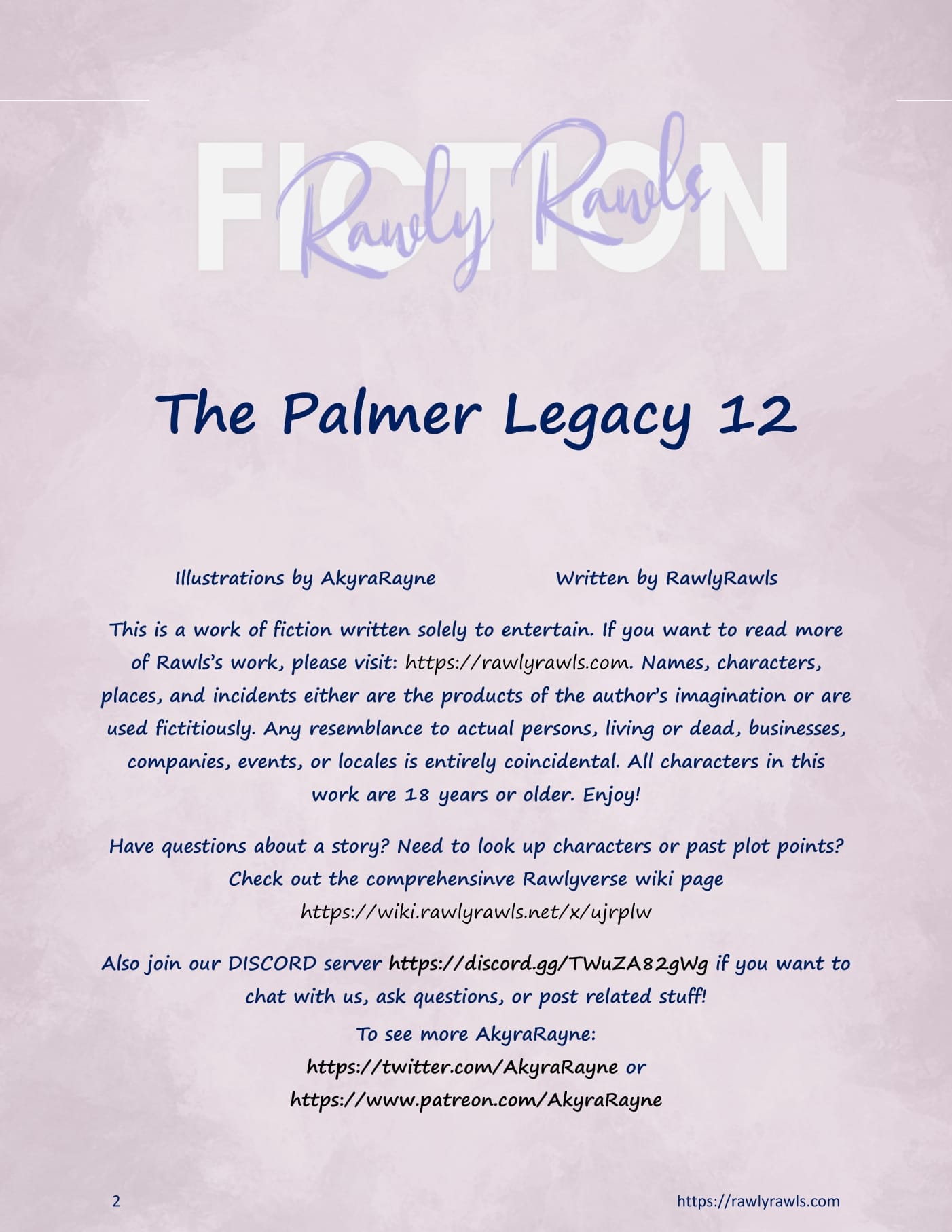 The Palmer Legacy [AkyraRayne , RawlyRawls] Chapter 12 Page 2