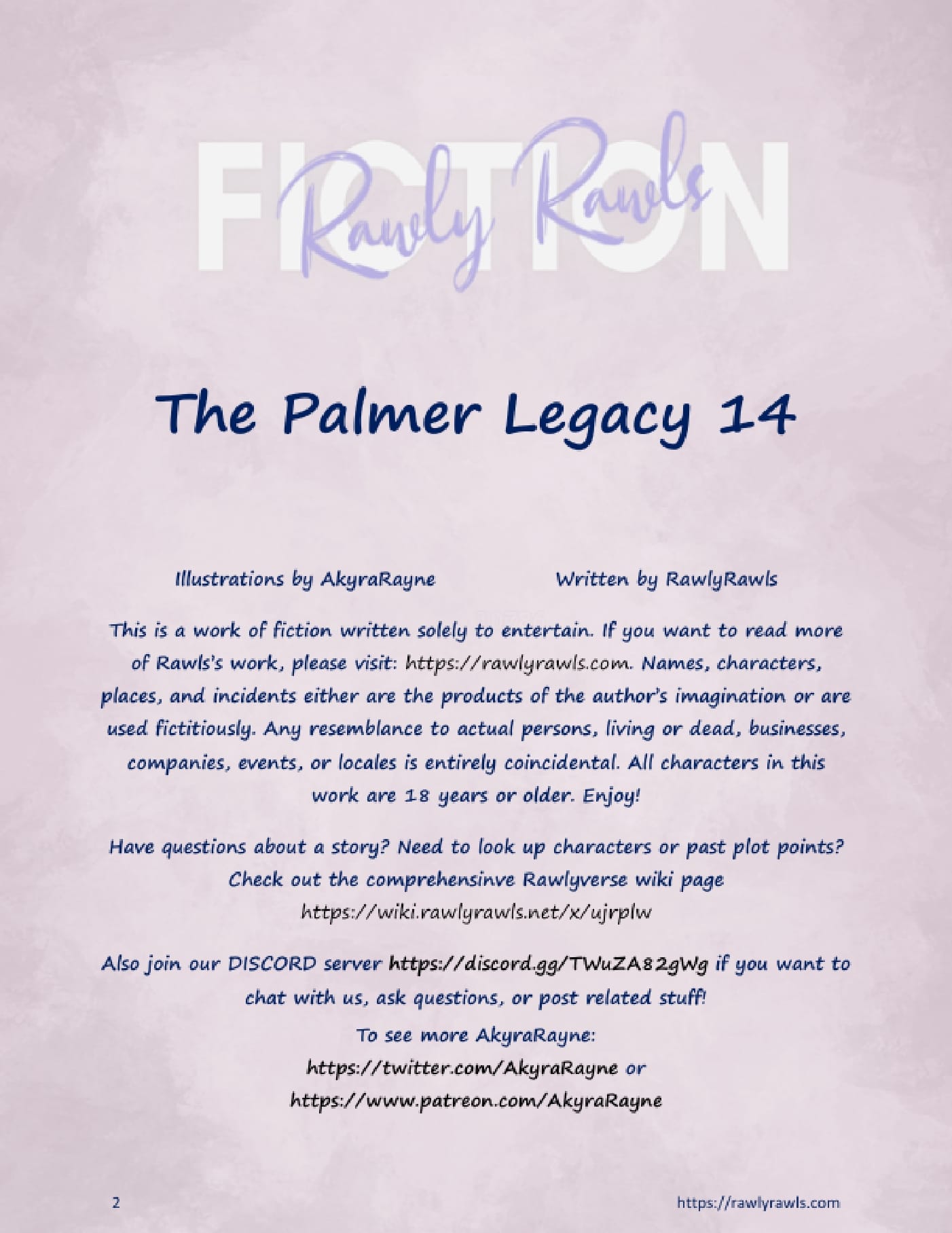 The Palmer Legacy [AkyraRayne , RawlyRawls] Chapter 14 Page 2