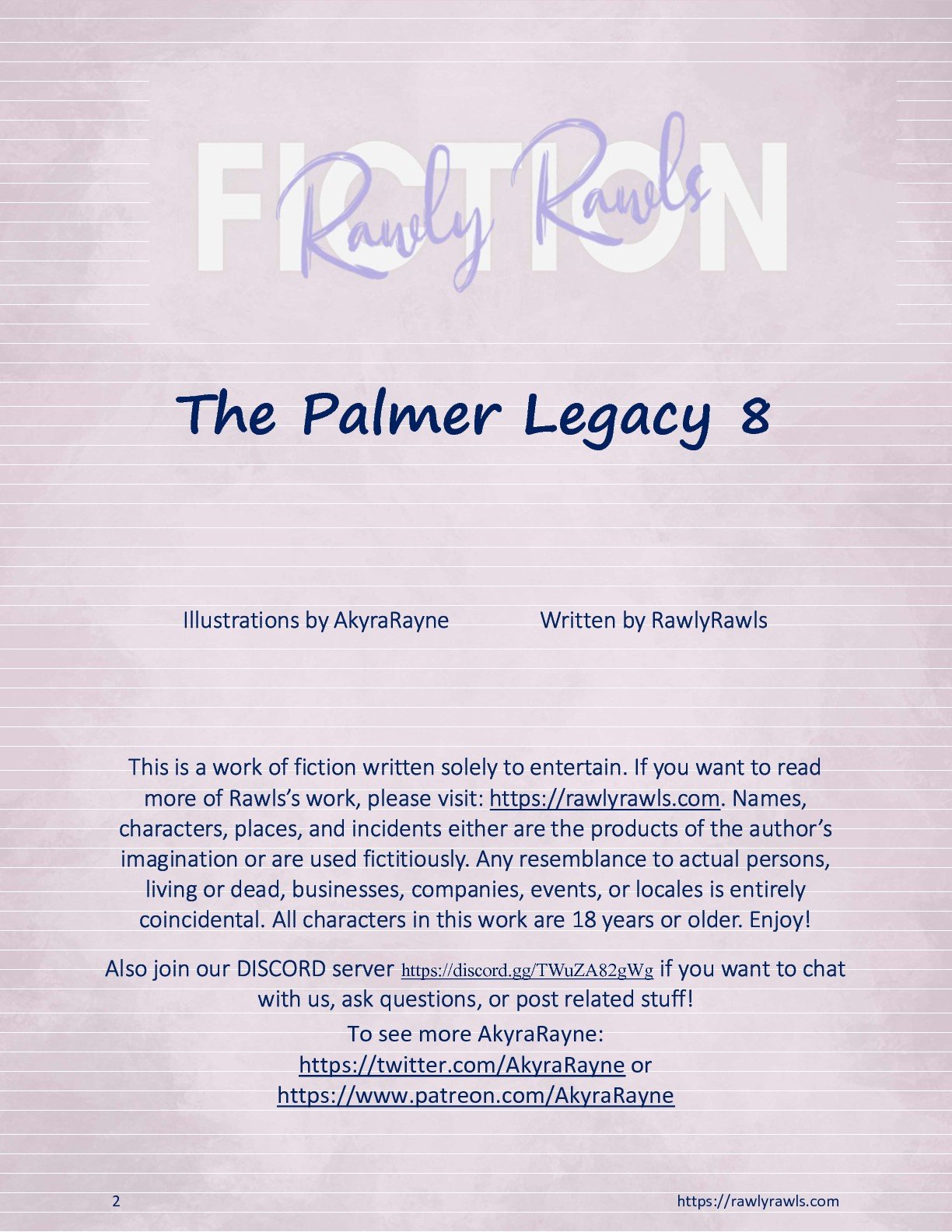 The Palmer Legacy [AkyraRayne , RawlyRawls] Chapter 8 Page 2
