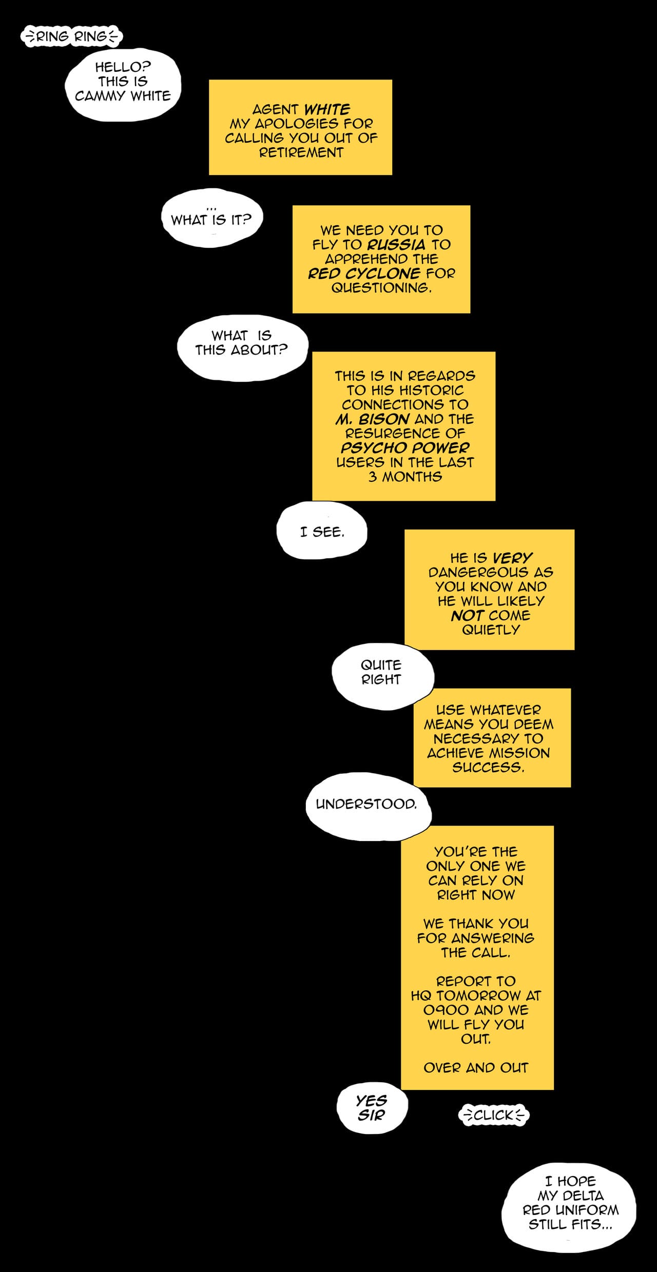 Delta Red (Street Fighter) [TheDirtyMonkey] Chapter 1 Page 6