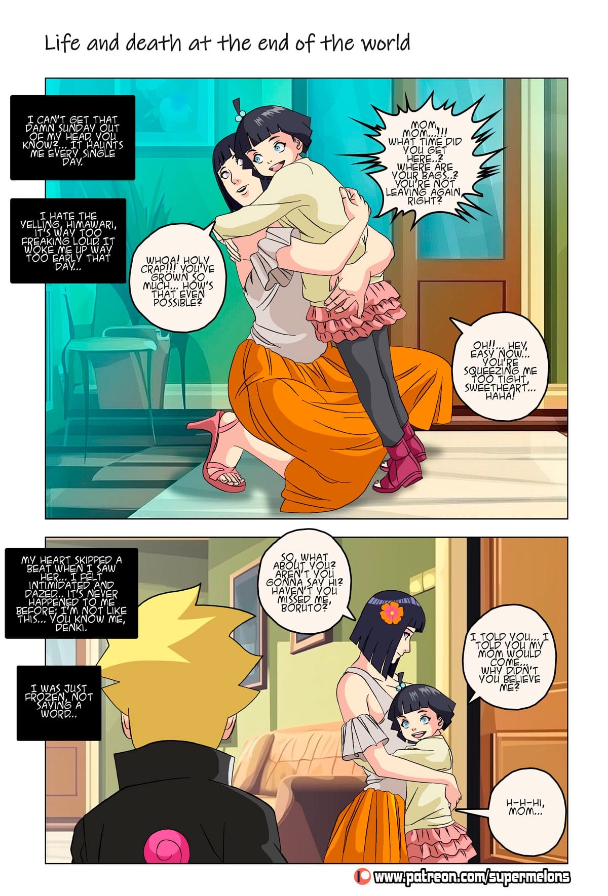 Life and Death at the End of the World (Boruto) [Super Melons] Chapter 1 Page 4